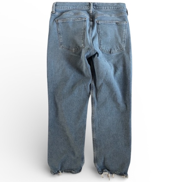 AGOLDE Kye Organic Cotton Mid Rise Straight Crop Jean (29) - Picture 6 of 8